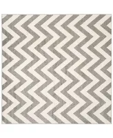 Safavieh Amherst AMT419 Dark Gray and Beige 9' x 9' Square Area Rug