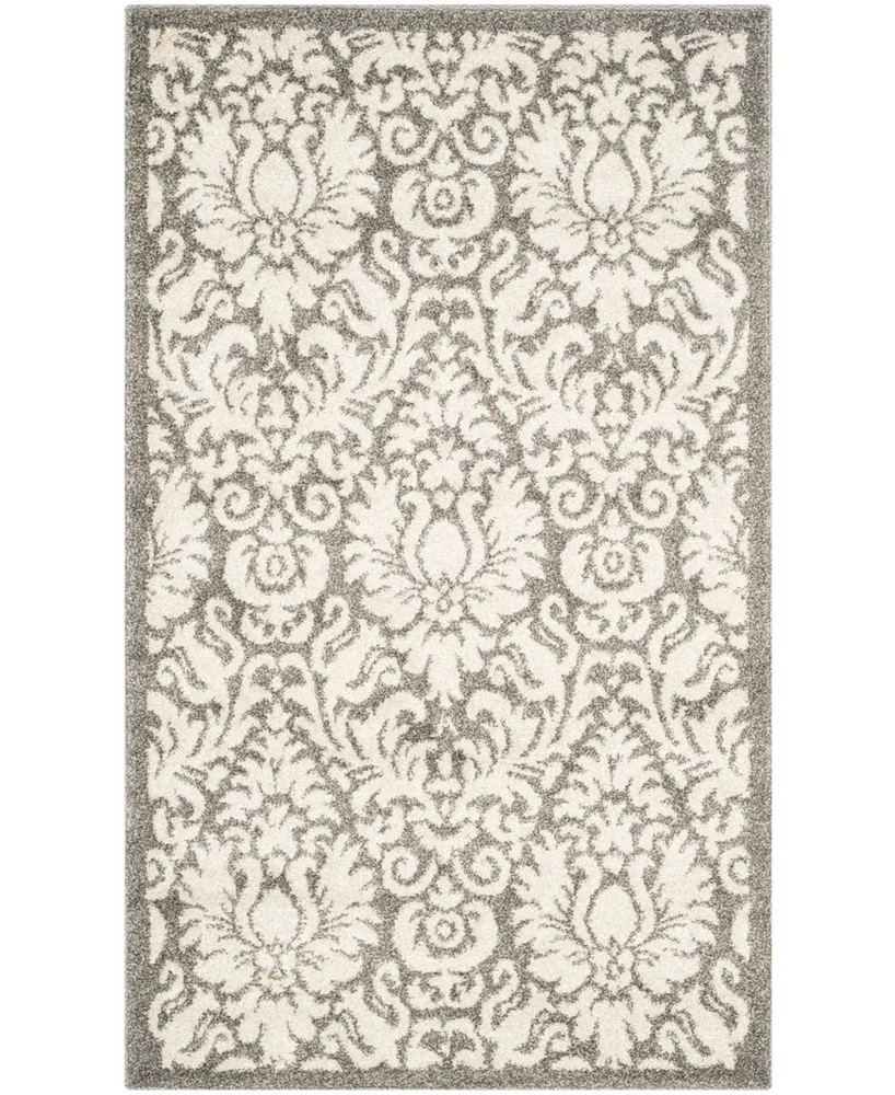 Safavieh Amherst AMT427 Dark Gray and Beige 2'6" x 4' Area Rug