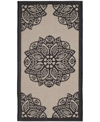 Safavieh Courtyard CY6139 Beige and 2'7" x 5' Sisal Weave Outdoor Area Rug