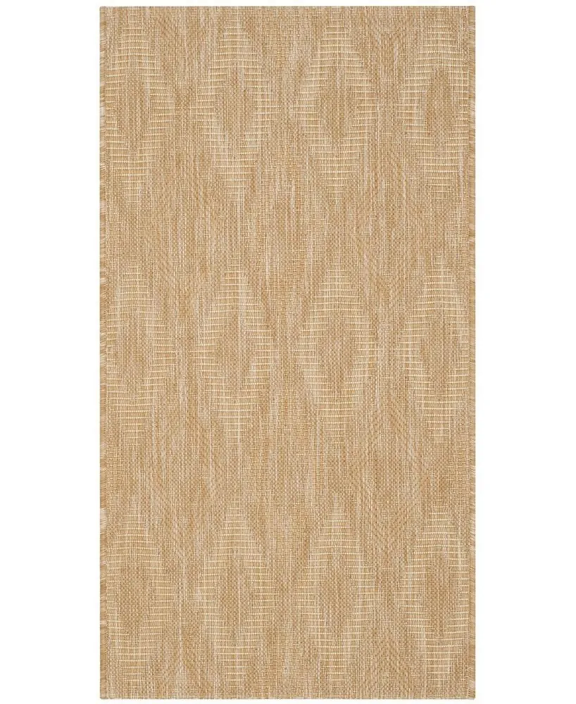 Safavieh Courtyard CY8522 Natural 2'7" x 5' Outdoor Area Rug