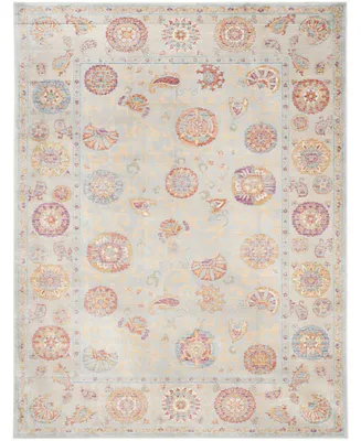 Safavieh Sevilla SEV812 Silver and Multi 8' x 11' Area Rug