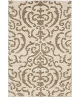 Safavieh Florida Shag SG462 Cream and Beige 2'3" x 4' Area Rug