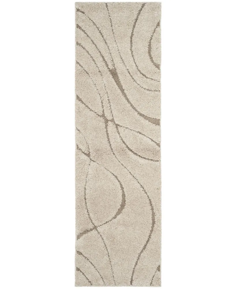 Safavieh Florida Shag SG471 2'3" x 7' Runner Area Rug