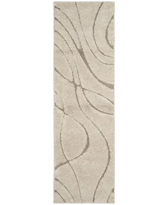 Safavieh Florida Shag SG471 2'3" x 7' Runner Area Rug