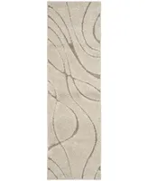 Safavieh Florida Shag SG471 2'3" x 7' Runner Area Rug