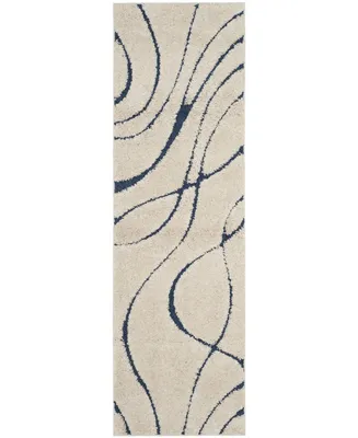 Safavieh Florida Shag SG471 2'3" x 7' Runner Area Rug