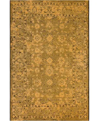 Safavieh Palazzo PAL135 Black and Creme 5' x 8' Area Rug