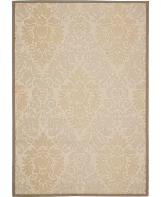 Safavieh Courtyard CY7133 Beige and Dark Beige 2'7" x 5' Outdoor Area Rug