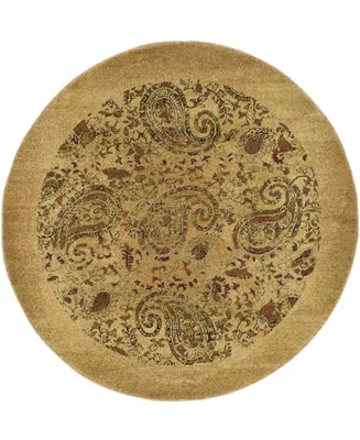 Safavieh Lyndhurst LNH224 Beige and Multi 10' x 10' Round Area Rug