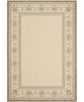 Safavieh Courtyard CY0901 Natural and 6'7" x 6'7" Square Outdoor Area Rug