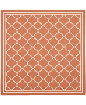 Safavieh Courtyard CY6918 Terracotta and Bone 5'3" x 5'3" Sisal Weave Square Outdoor Area Rug