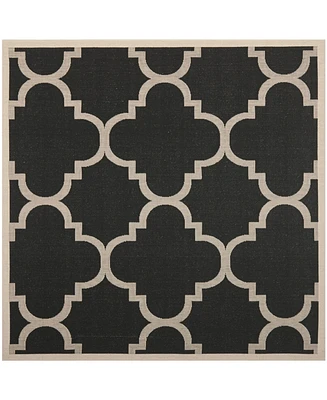 Safavieh Courtyard CY6243 and Beige 5'3" x 5'3" Sisal Weave Square Outdoor Area Rug