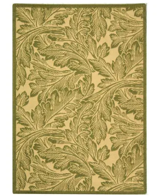 Safavieh Courtyard CY2996 Natural and Olive 2'3" x 6'7" Runner Outdoor Area Rug