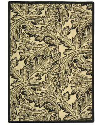 Safavieh Courtyard CY2996 Sand and Black 2'3" x 6'7" Runner Outdoor Area Rug