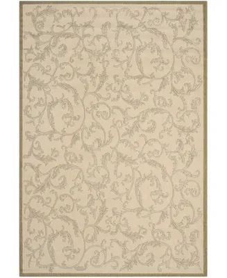 Safavieh Courtyard CY2653 Natural and Olive 2'3" x 6'7" Runner Outdoor Area Rug