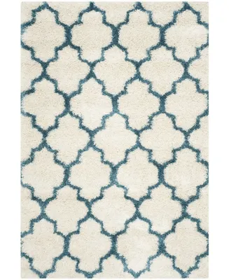 Safavieh Shag Kids SGK569 Ivory and Blue 5' x 8' Area Rug