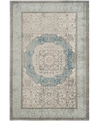 Safavieh Sofia SOF365 Light Gray and Blue 6'7" x 9'2" Area Rug