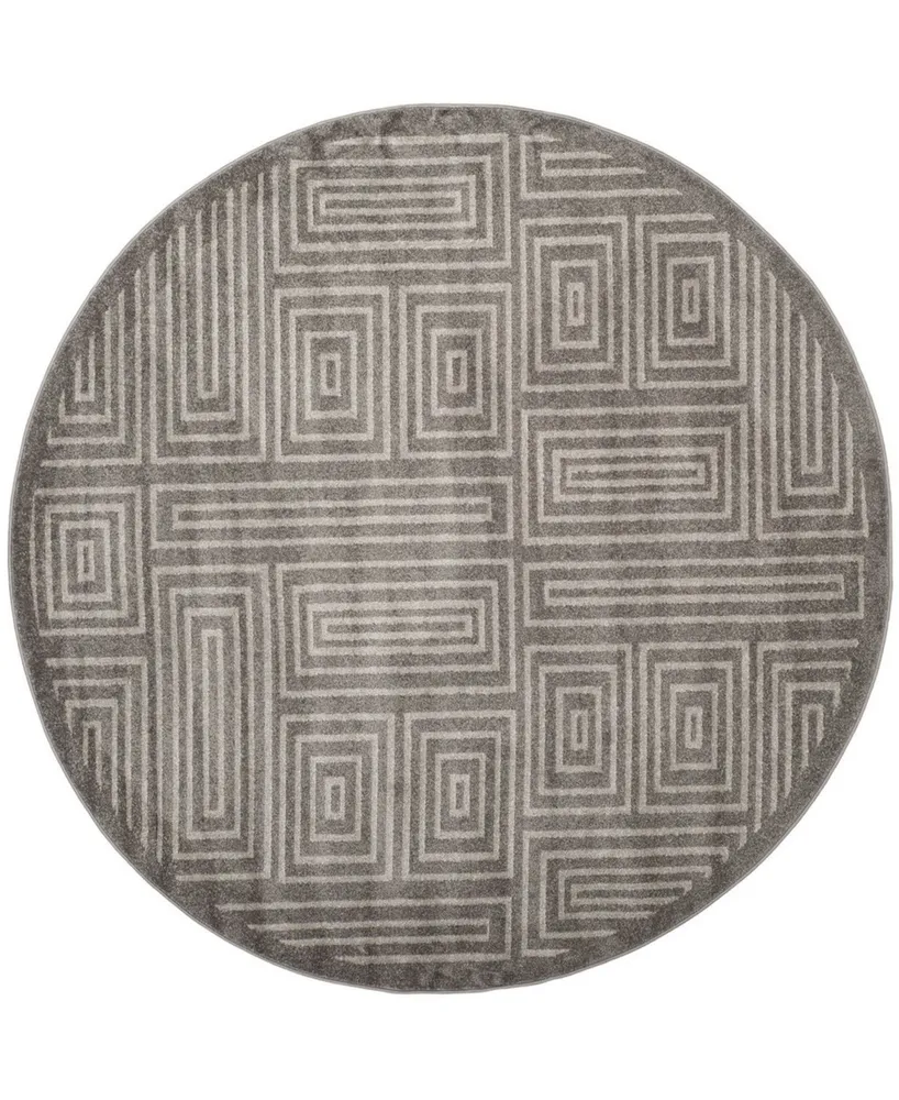 Safavieh Amherst AMT430 Gray and Ivory 4' x 6' Area Rug