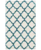 Safavieh Shag Kids SGK569 Ivory and Blue 2'3" x 5' Area Rug