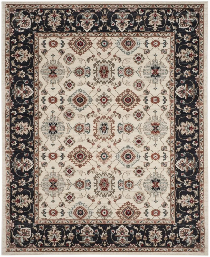 Safavieh Lyndhurst LNH332 Cream and Navy 8' x 10' Area Rug