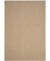 Safavieh Courtyard CY8653 Natural and Cream 6'7" x 9'6" Sisal Weave Outdoor Area Rug