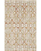 Safavieh Palermo PLM846 Gold and Beige 5'1" x 7'6" Area Rug