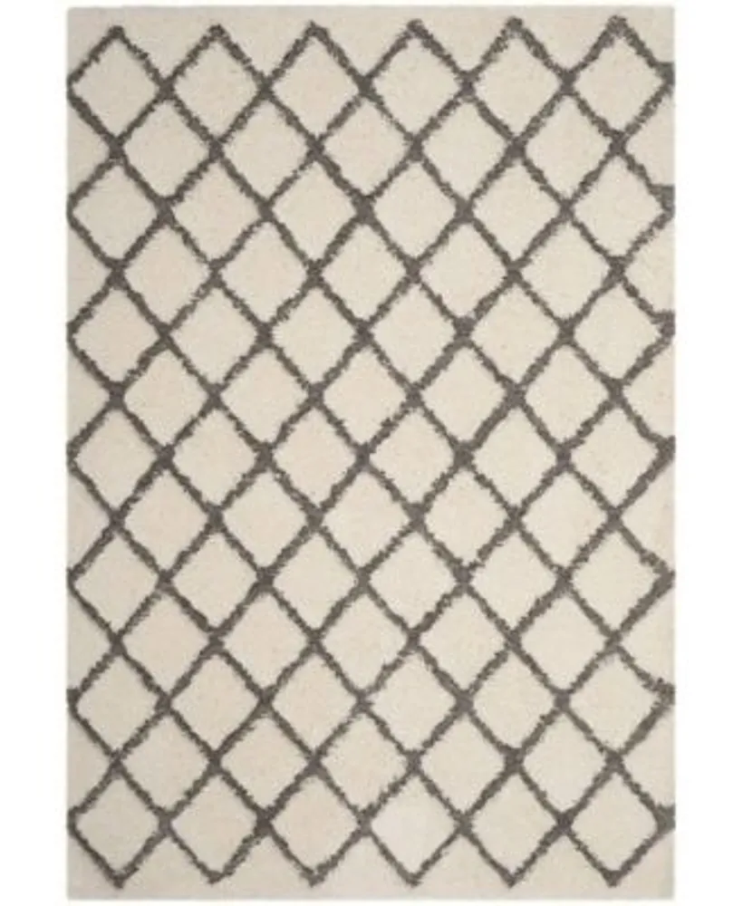 Safavieh Adriana Shag Arg780 Cream Grey Area Rug Collection