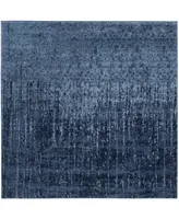 Safavieh Retro RET2770 Light Blue and Blue 4' x 4' Square Area Rug