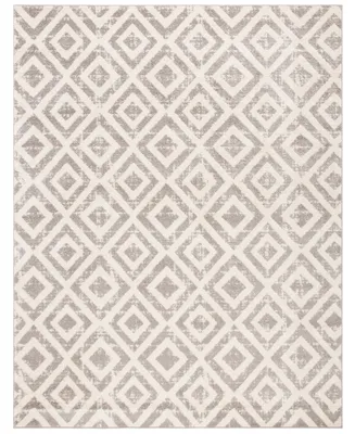 Safavieh Amsterdam AMS105 Ivory and Mauve 10' x 14' Outdoor Area Rug