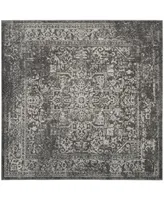 Safavieh Evoke EVK256 Gray and Ivory 9' x 9' Square Area Rug