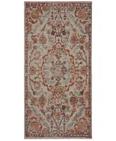 Safavieh Classic Vintage CLV102 Red and Beige 8' x 10' Area Rug
