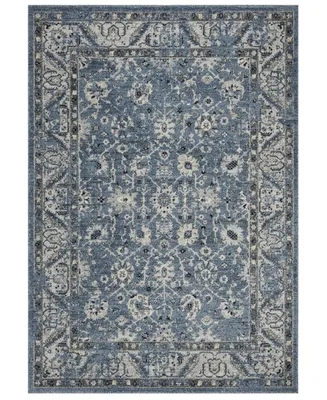 Safavieh Charleston CHL413 Navy and Light Gray 4' x 6' Area Rug