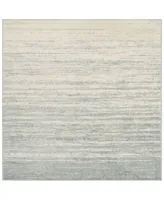 Safavieh Adirondack 113 Slate and Cream 4' x 4' Square Area Rug