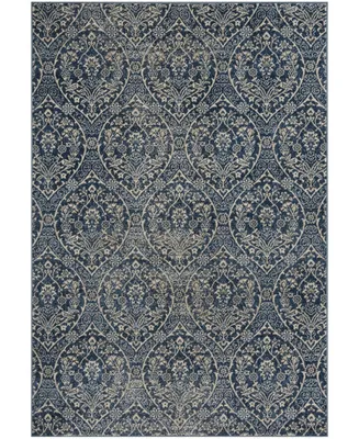 Safavieh Brentwood BNT860 Navy and Light Gray 3' x 5' Area Rug