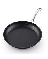 Cooks Standard Frying Omelet Pan, Classic Hard Anodized Nonstick 12-Inch/30cm Saute Skillet Egg Pan, Black