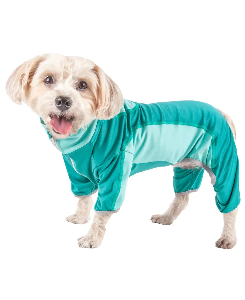 Pet Life Active 'Warm-Pup' Performance Two Toned Full Body Warm Up