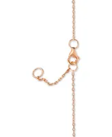 Giani Bernini Heart Charm Ankle Bracelet in 18k Rose Gold-Plated Sterling Silver, Created for Macy's