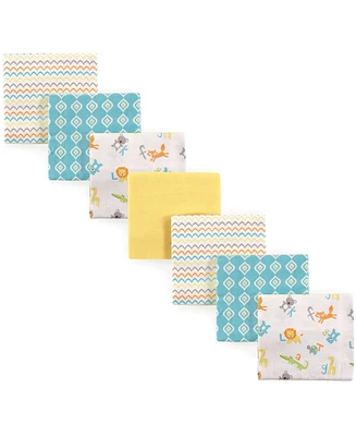 Luvable Friends Baby Boy Cotton Flannel Receiving Blankets, Clouds, One