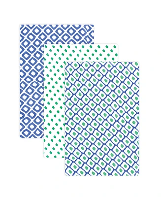 Hudson Baby Infant Boy Cotton Muslin Swaddle Blankets, Blue Dots, One Size