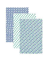 Hudson Baby Infant Boy Cotton Muslin Swaddle Blankets, Blue Dots, One Size