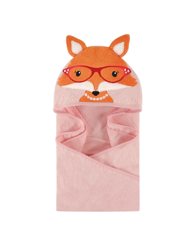 Hudson Baby Infant Girl Cotton Animal
