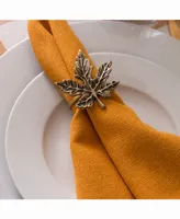 Maple Leaf Napkin Ring, Set of 6