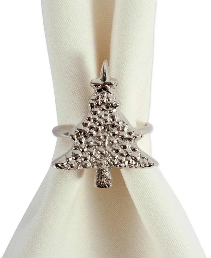 Christmas Tree Napkin Ring, Set of 6
