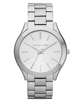 Michael Kors Unisex Slim Runway Stainless Steel Bracelet Watch 42mm