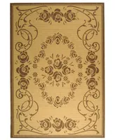 Safavieh Courtyard CY1893 Natural and Brown 2'3" x 6'7" Runner Outdoor Area Rug