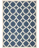 Safavieh Courtyard CY6913 Navy and Beige 8' x 11' Sisal Weave Outdoor Area Rug