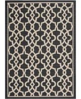 Safavieh Courtyard CY6071 and Beige 6'7" x 9'6" Outdoor Area Rug