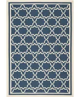 Safavieh Courtyard CY6916 Navy and Beige 5'3" x 7'7" Sisal Weave Outdoor Area Rug