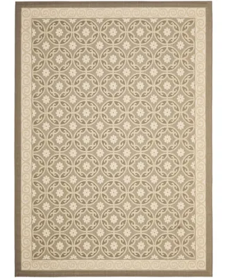 Safavieh Courtyard CY7810 Beige 8' x 11' Outdoor Area Rug