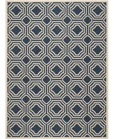 Safavieh Courtyard CY6112 Navy and Beige 9' x 12' Outdoor Area Rug